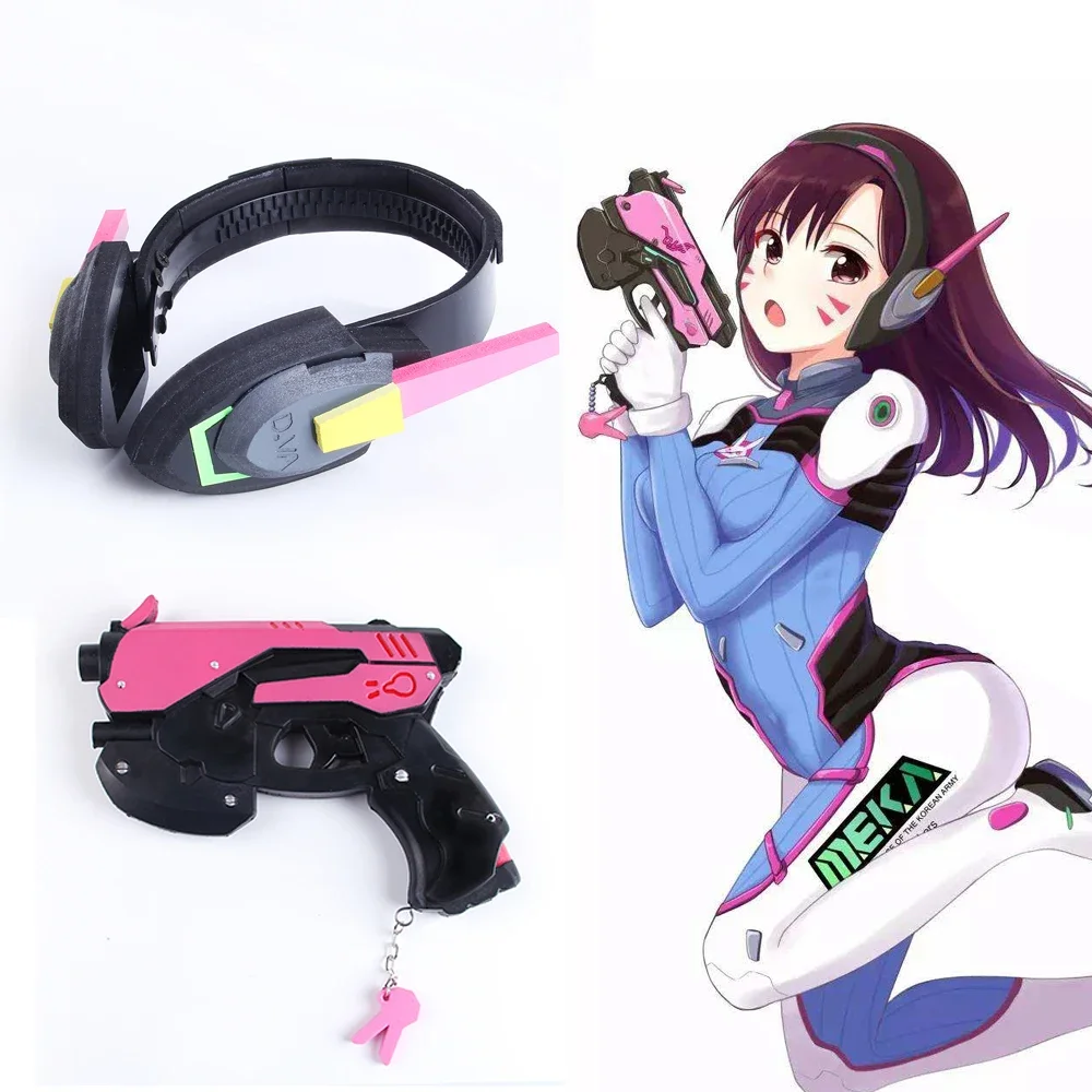 Dva Cosplay Prop - Game Overwatch D.Va Kulaklık Silahı Hana