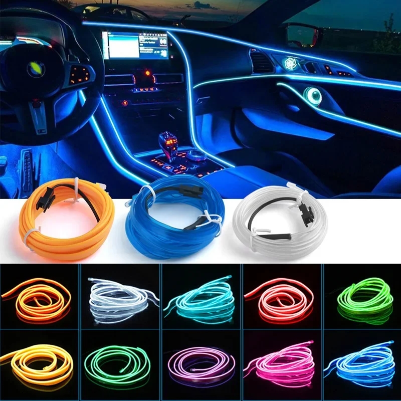 1M/3M/5M araba iç Led dekorati - Led El Wire incelemesi ve fiyatı