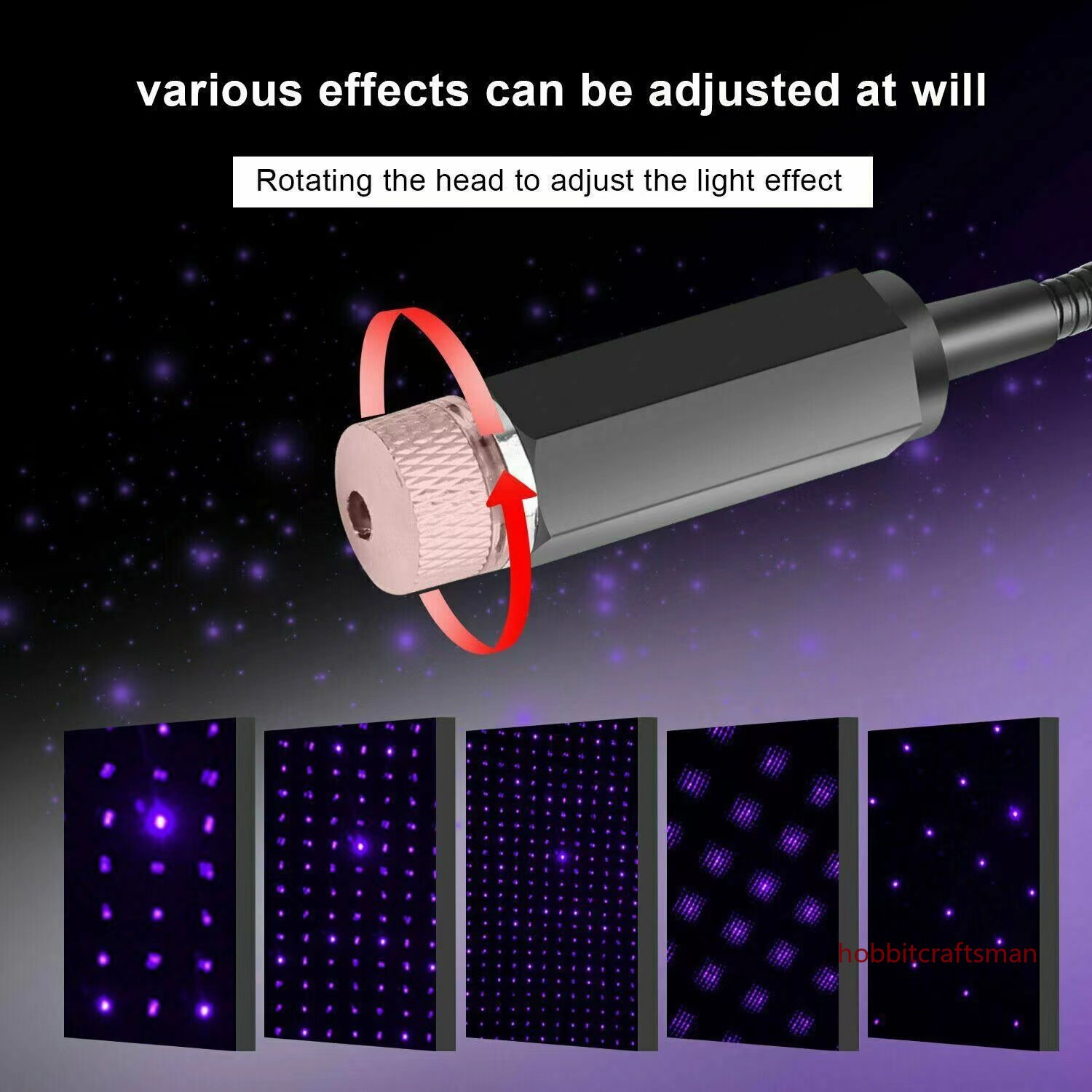 Mini LED araba çatı yıldız gec - Led El Wire incelemesi ve fiyatı